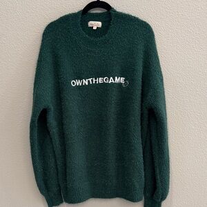 Listicle Oversized Green Sweater